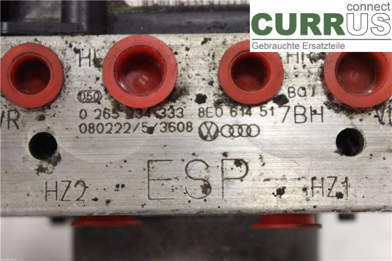 AUDI A4/S4  05-07 ABS Hydraulic unit 8E0614517BJ 2,0 TDI