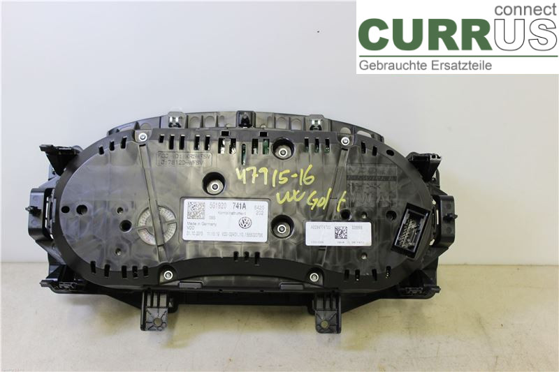 VW GOLF / E-GOLF VII   13-20 Instrument cluster / comb 5G1920741A 1.6TDI