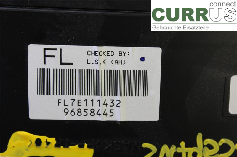 CHEVROLET CAPTIVA Instrument cluster / comb 96858445 3,2