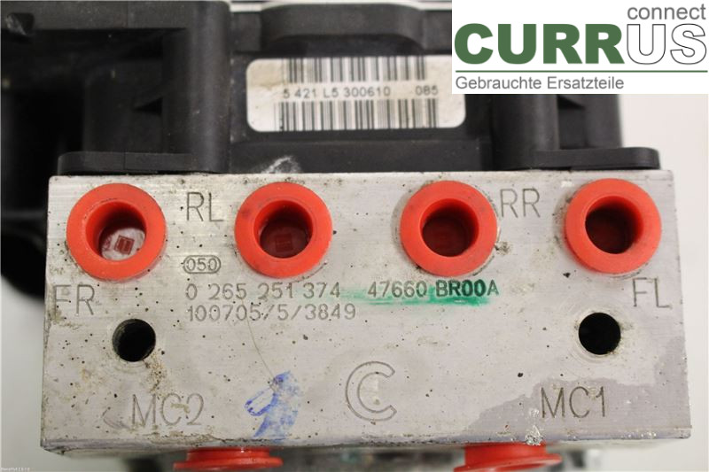 NISSAN QASHQAI+2  10-14 ABS Hydraulic unit 47660BR13A 1,5 DCI