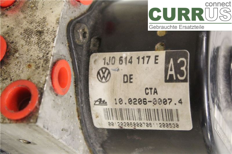 VW GOLF IV     98-06 ABS Hydraulic unit 1J0698117C 1.9 TDI