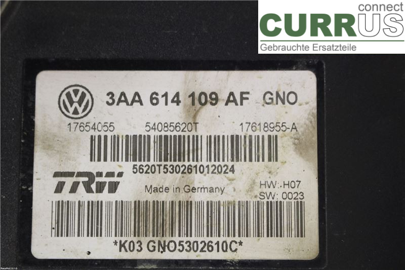 VW PASSAT  11-14 ABS Hydraulic unit 3AA614109BM 2,0TDI