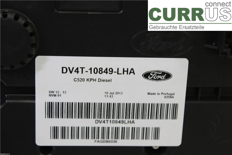 FORD KUGA  13-16 Instrument cluster / comb 2004389 2,0 TDCI