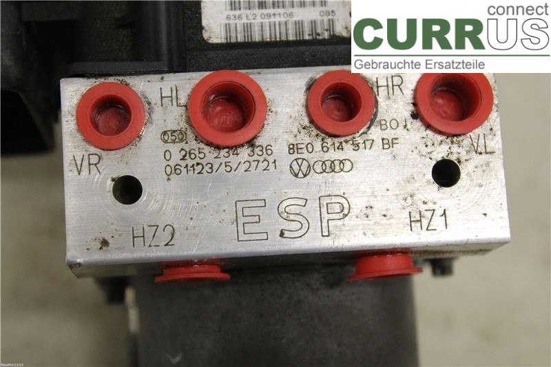 AUDI A4/S4  05-07 ABS Hydraulic unit 8E0614517BG 2,0 TDI