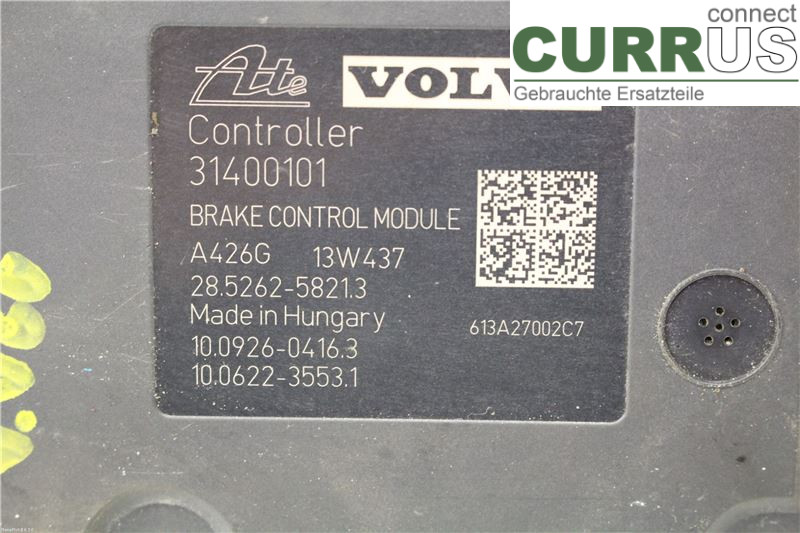 VOLVO V60  14-18 Unité hydraulique ABS 31400546 D2 1.6