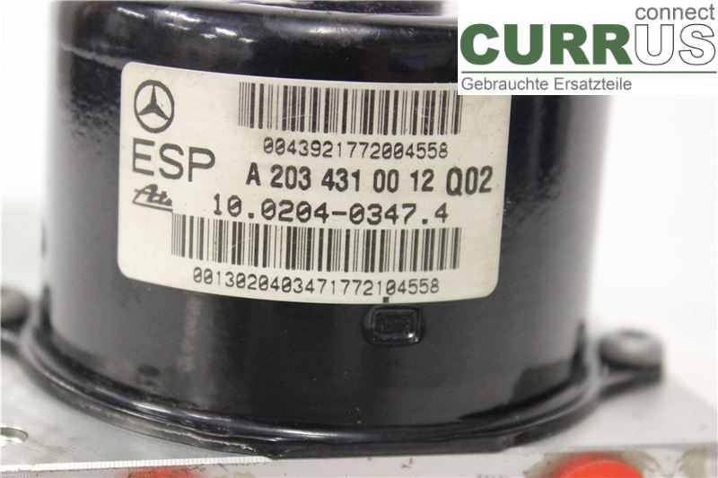 MB C (203)       00-07 ABS Hydraulic unit A0044316212 2,4