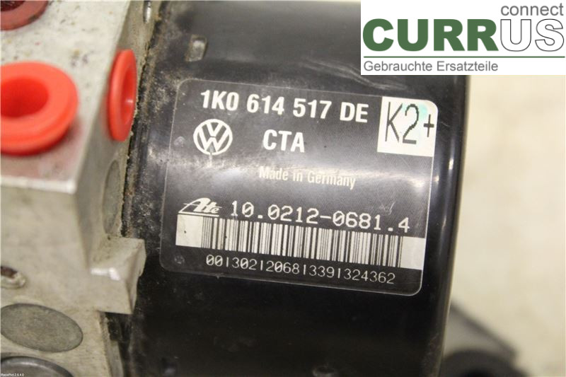 VW CADDY  11-15 ABS Hydraulic unit 1K0614517DE 2,0 TDI