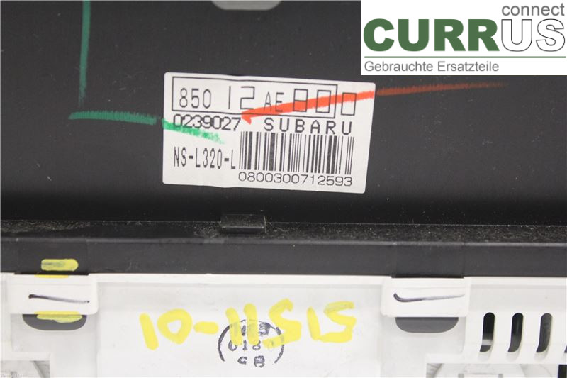 SUBARU LEGACY    99-03 Instrument cluster / comb  2,0I