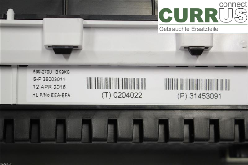 VOLVO XC60  14-17 Instrument cluster / comb  D4 2,4