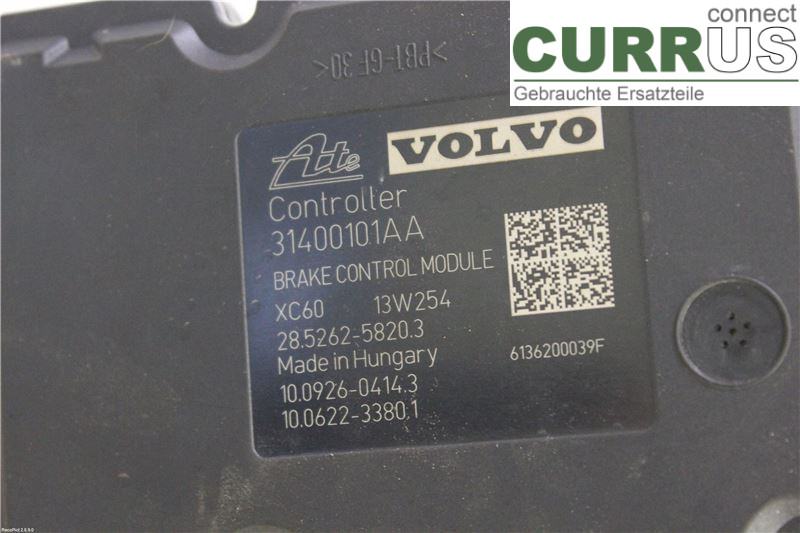 VOLVO V60  14-18 ABS Hydraulic unit 31400546 D3 2,0