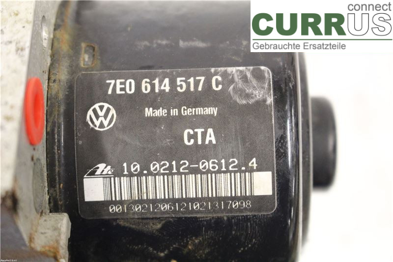 VW TRANSP/CARAVELLE 04-15 ABS hydraulisk enhet 7E0614517C 2,0 TDI