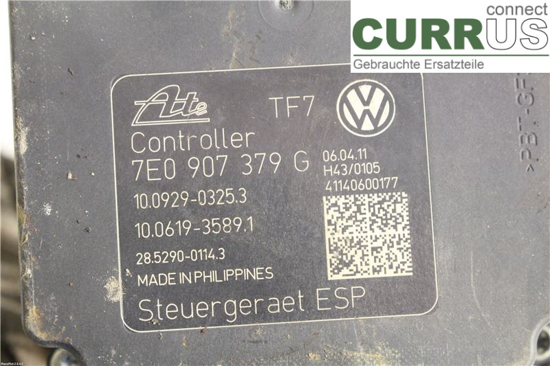 VW TRANSP/CARAVELLE 04-15 ABS hydraulisk enhet 7E0614517C 2,0 TDI