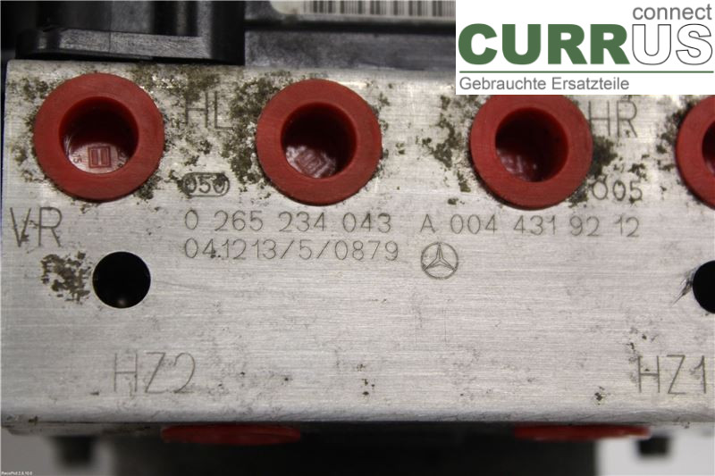MB A-KLASS (W169)   04-12 ABS hydraulisk enhed A0044315212 1,5