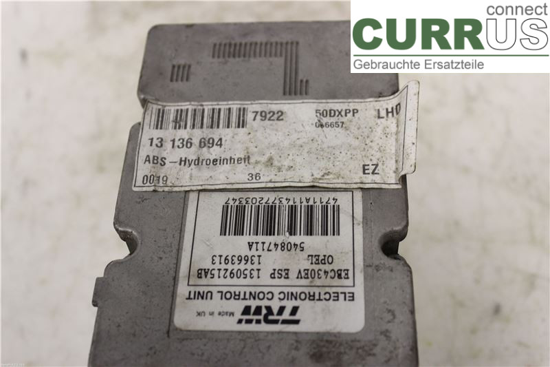 OPEL VECTRA  C   02-05 ABS Hydraulic unit 93170625 2,0T