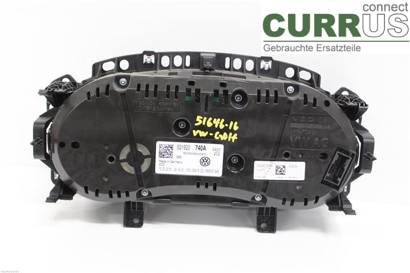 VW GOLF / E-GOLF VII   13-20 Instrument cluster / comb 5G1920740A 1,8 TSI