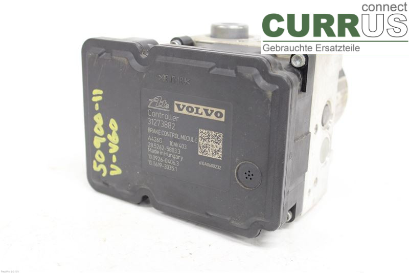 VOLVO V60  11-13 ABS hydraulisk enhed 31329138 D3 2,0