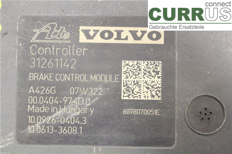 VOLVO XC70   08-13 ABS Hydraulic unit 31261143 D5 2,4