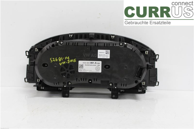 VW GOLF / E-GOLF VII   13-20 Instrument cluster / comb 5G0920861A 1.6 TDI