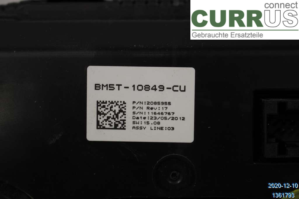 FORD FOCUS  11-14 Zestaw wskaźników / liczników 5580301 1,6 TDCI