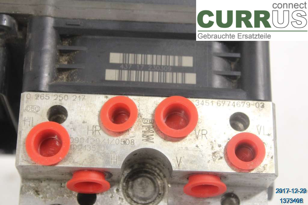 BMW 5 E60/61 Sed/Tou 02-10 ABS hydraulisk enhed 34516783361 520d