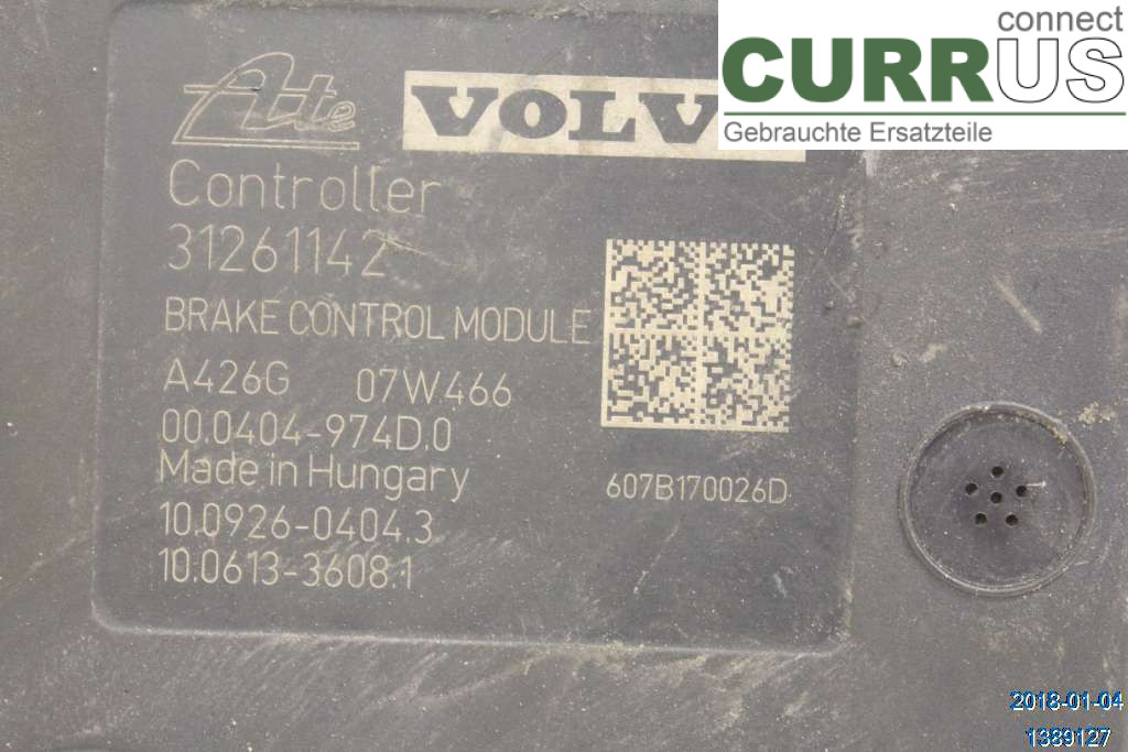 VOLVO V70      08-13 ABS Hydraulic unit 31261143 D5 2,4