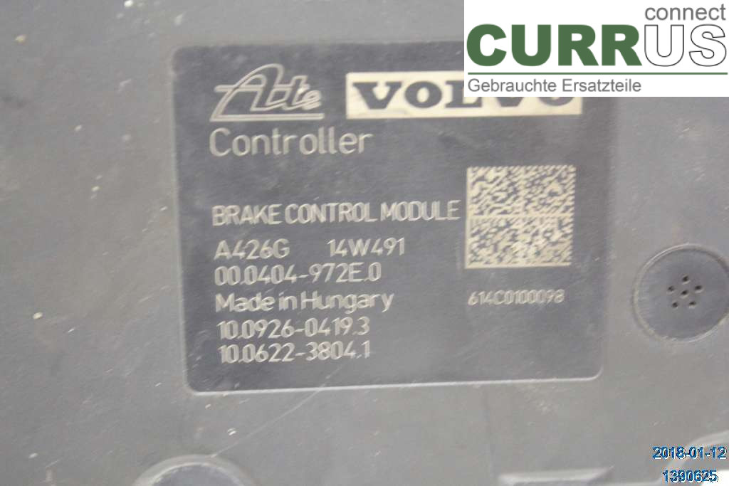 VOLVO XC70  14-16 ABS Hydraulic unit 31423349 D4 2,4