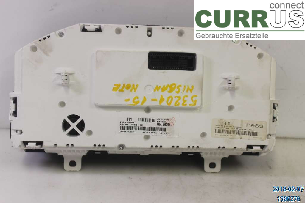 NISSAN NOTE (E11)  06-14 Instrumentkam 248103VV0A 1,2