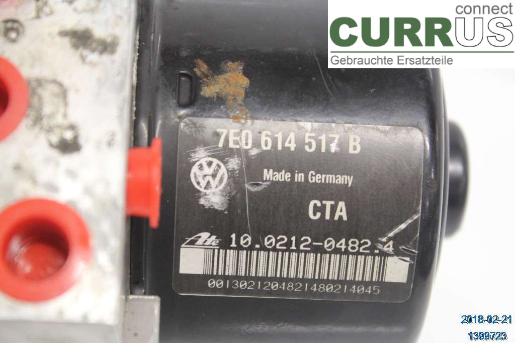 VW TRANSP/CARAVELLE 04-15 ABS Hydraulic unit 7E0614517B 2,0 TDI