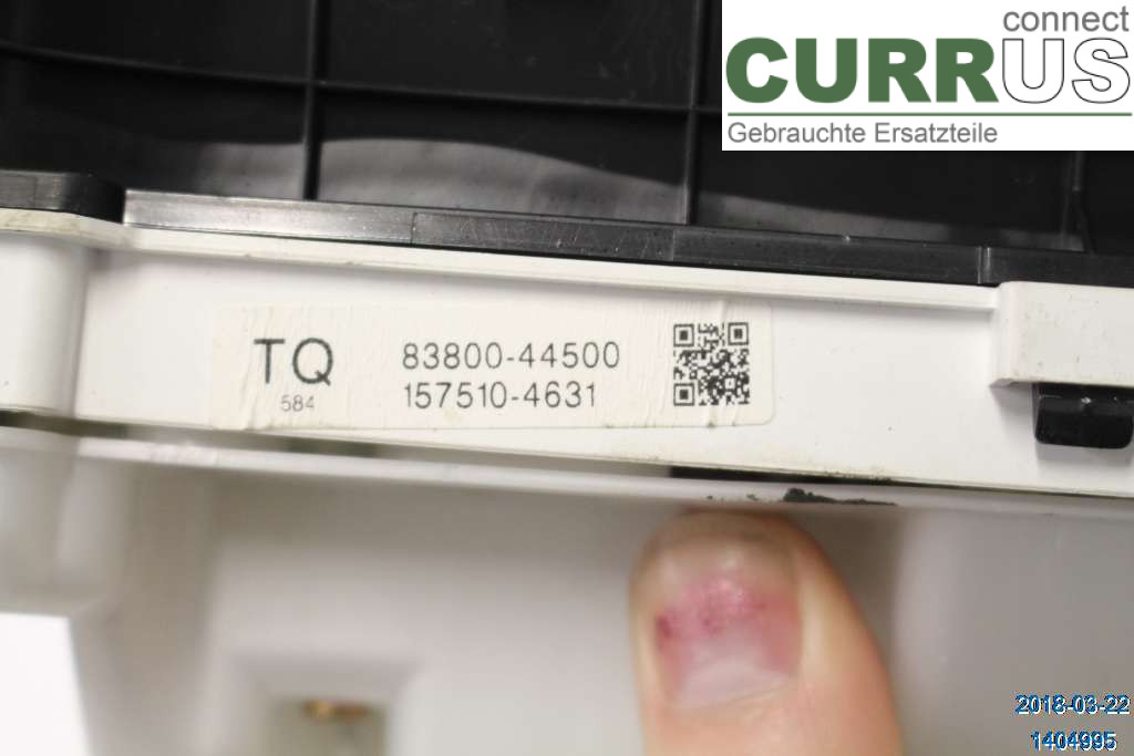 TOYOTA AVENSIS VERSO Instrument cluster / comb 8380044500 2.0I