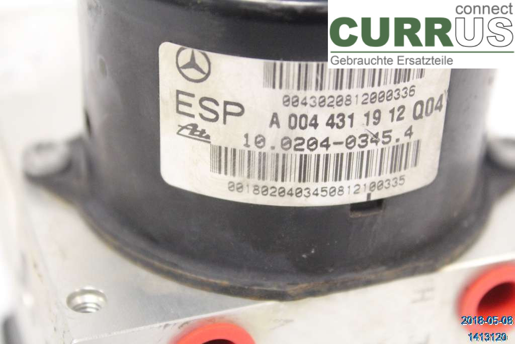 MB CLK (C209)   02-09 Unité hydraulique ABS  V6 3.2