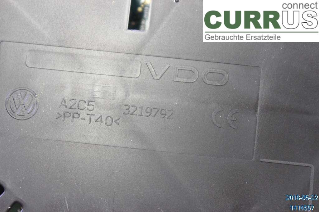 VW CADDY  16-20 Bloc instruments / combiné 2K5920876AX 2,0 TDI