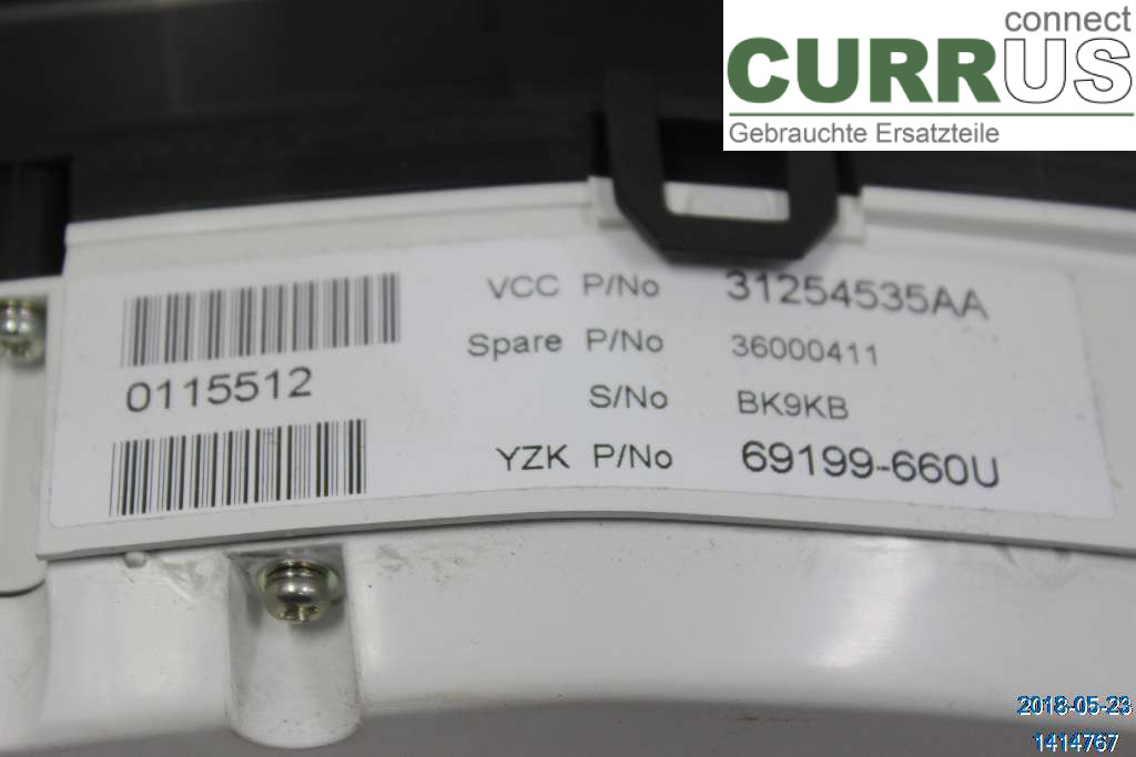 VOLVO XC70   08-13 Bloc instruments / combiné 36002195 D5 2,4