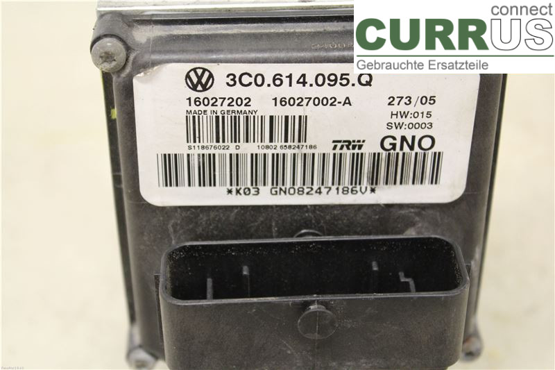 VW PASSAT      05-10 ABS hydraulisk enhed 3C0614109A 2,0 FSI