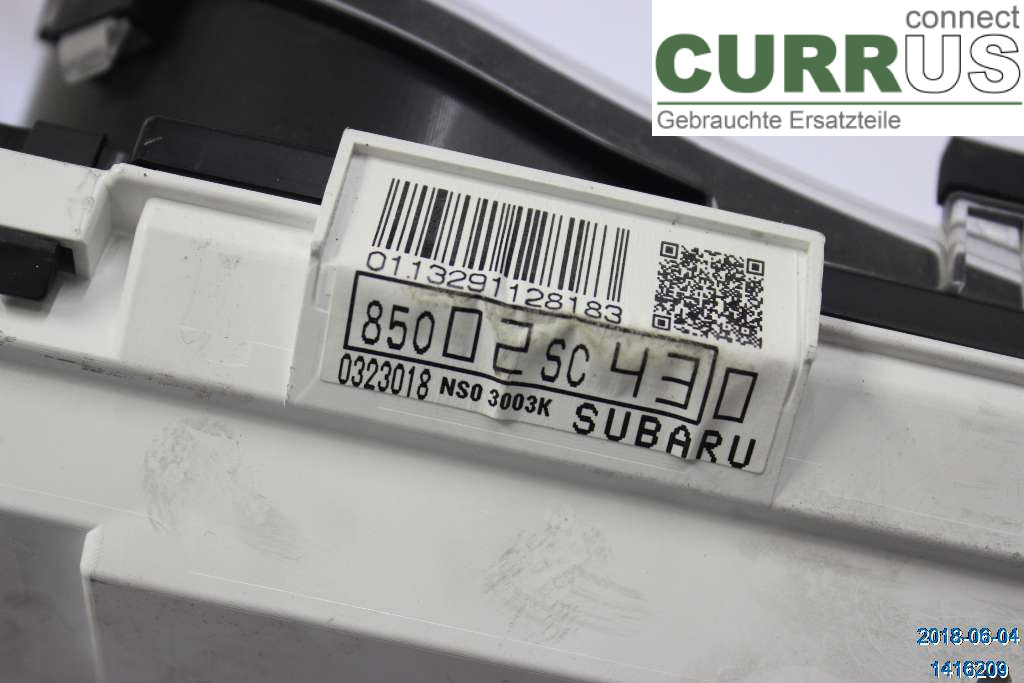 SUBARU FORESTER SH  08-13 Bloc instruments / combiné  2,0