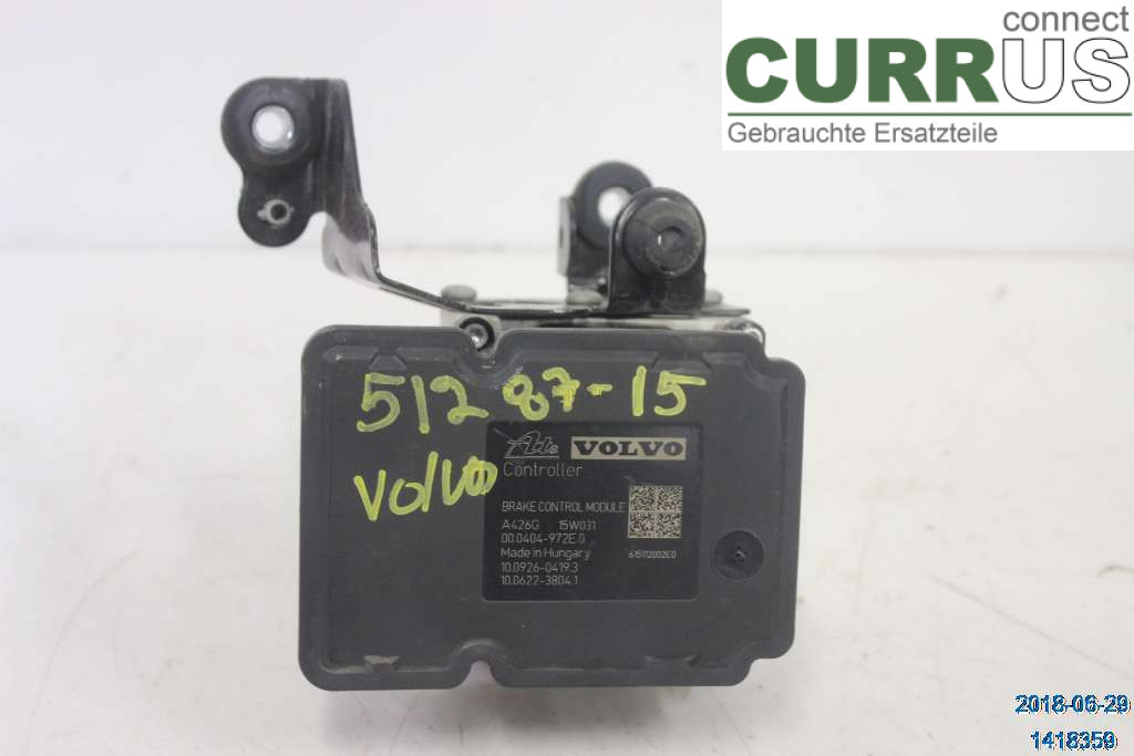 VOLVO V70    14-16 ABS Hydraulic unit 31423349 2,0 Bi-Fuel