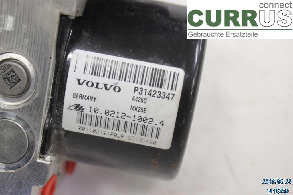 VOLVO V70    14-16 ABS Hydraulic unit 31423349 2,0 Bi-Fuel