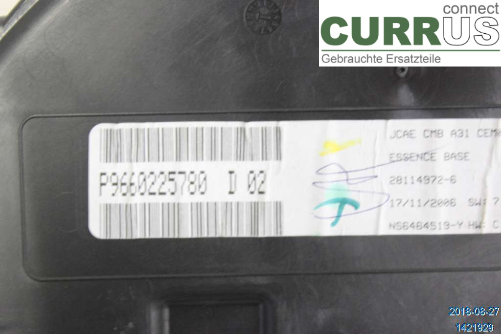 CITROEN C3    05-10 Instrument cluster / comb 6105 WK 1,4