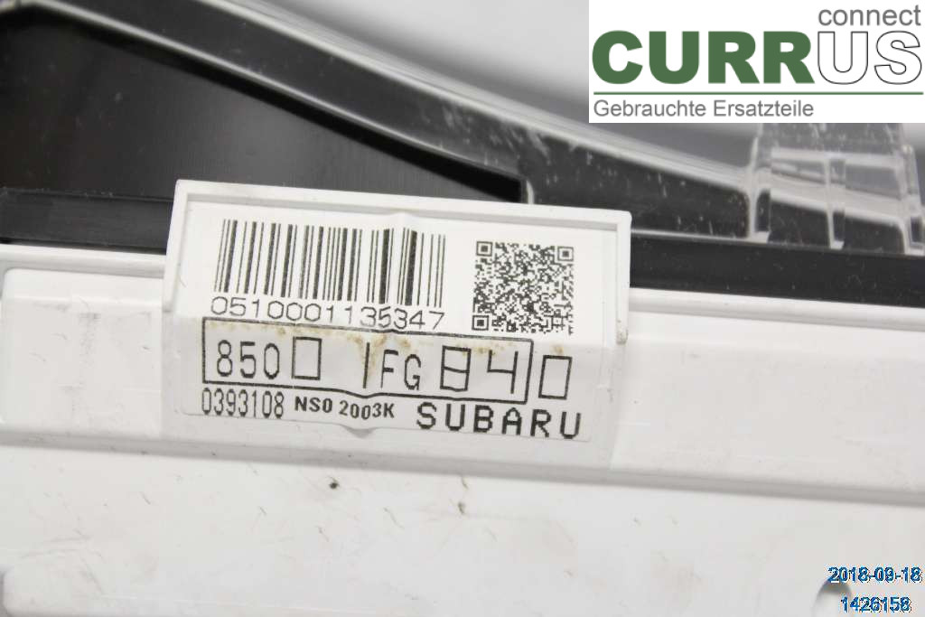 SUBARU STI RACING Instrument cluster / comb 85033FG700 2,5 WRX STI