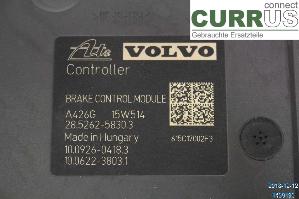 VOLVO V60  14-18 ABS Hydraulic unit 31423350 D4 2.0