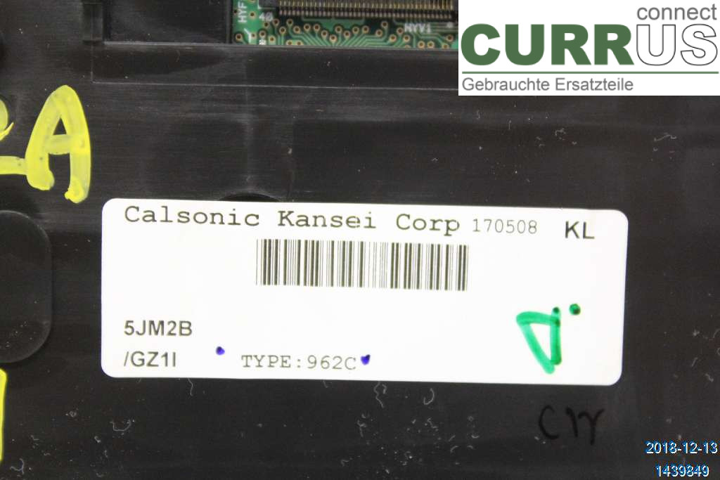 NISSAN NAVARA, TREK-1  17-21 Instrumentkam 248105JM2B 2,3 DCI