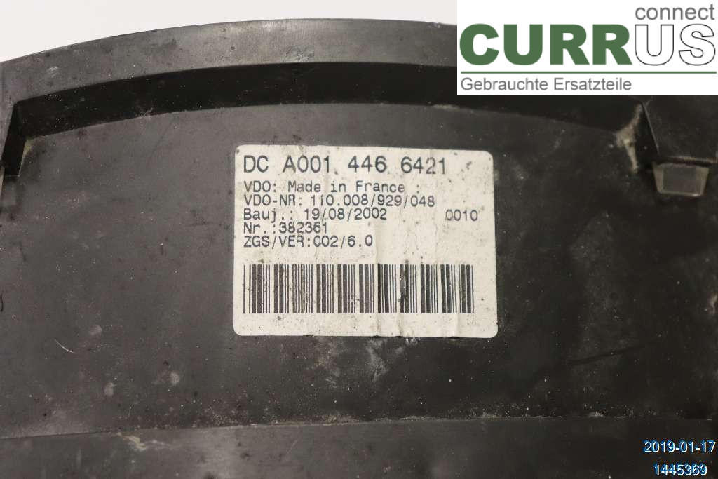 MB SPRINTER(W901-905) -07 Instrument cluster / comb A 001 542 44 01 2,2 CDI
