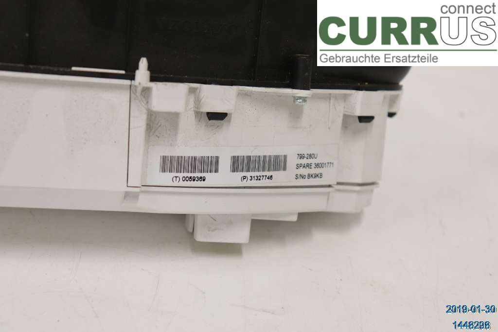 VOLVO V70    14-16 Instrument cluster / comb 36001771 D2 1,6 D4162T