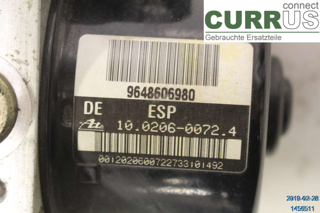 CITROEN C5      -04  ABS Hydraulic unit  2.0