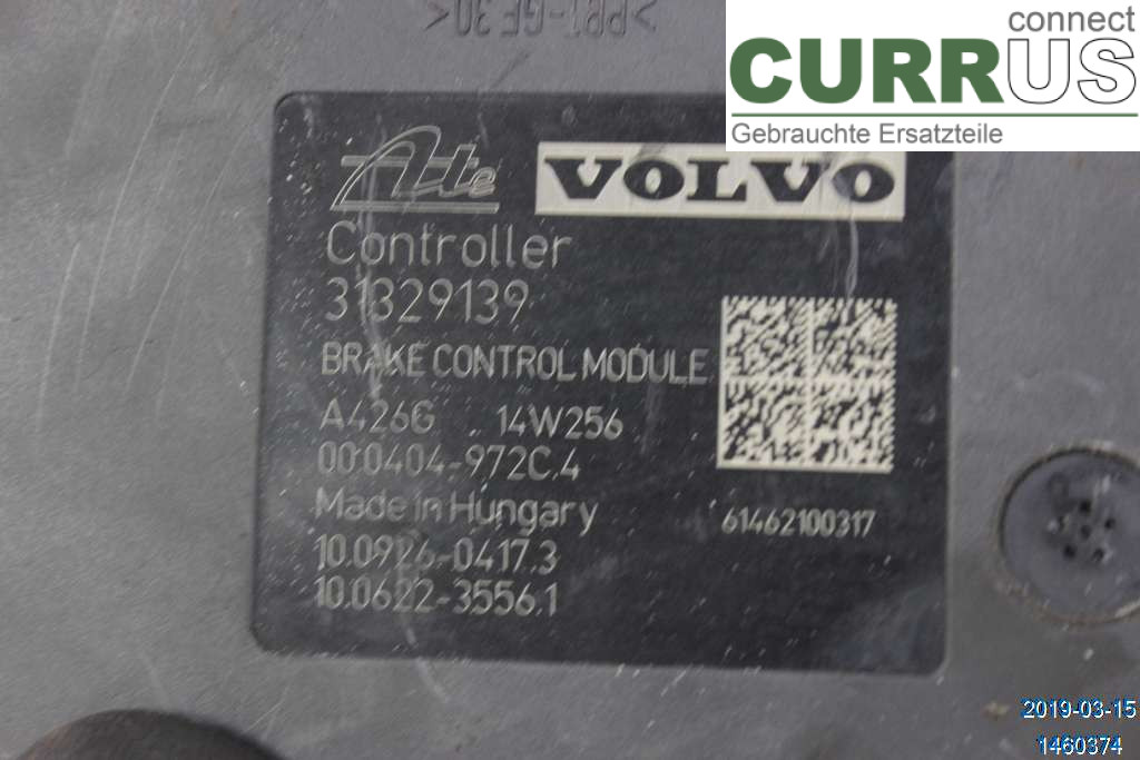 VOLVO V70    14-16 ABS Hydraulic unit 31400545 D4 2,4