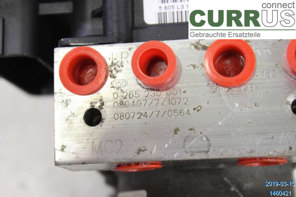 CITROEN JUMPER   07-13 ABS Hydraulic unit 4541GC 2,2 HDI