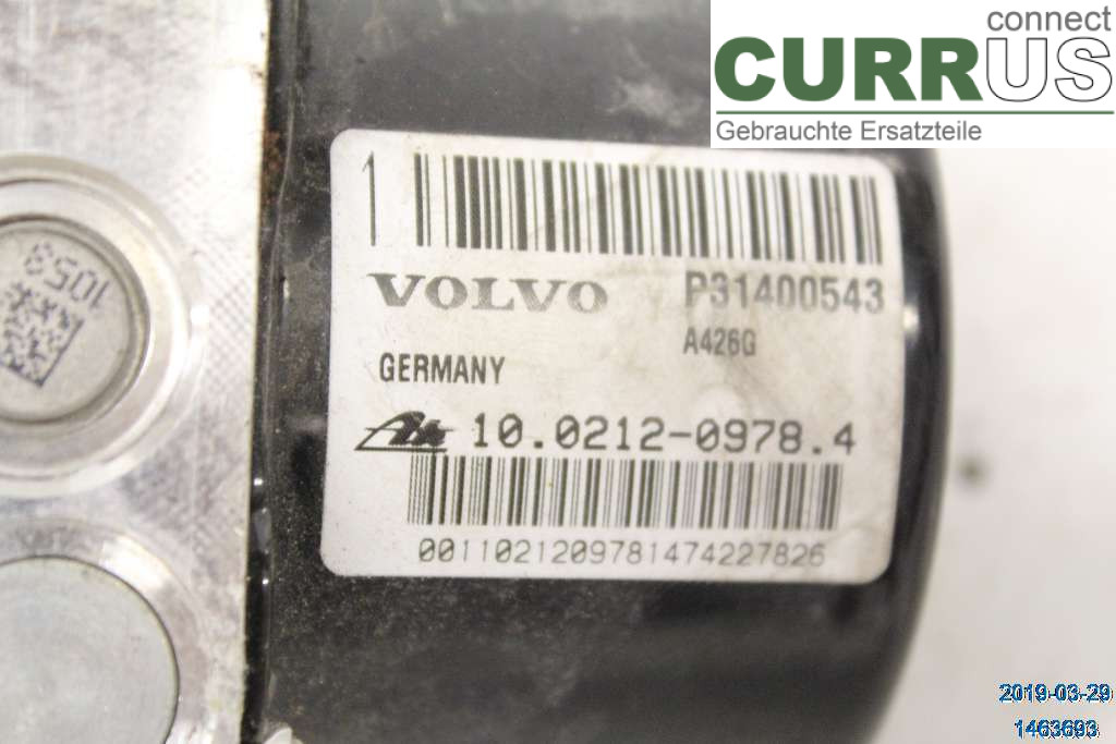 VOLVO V70    14-16 ABS Hydraulic unit 31400545 D4 2.0