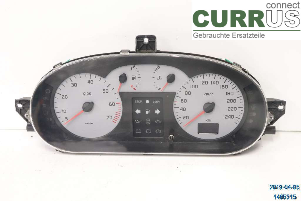 RENAULT SCÉNIC I  99-03 Instrument cluster / comb 8200038783 2.0 16V
