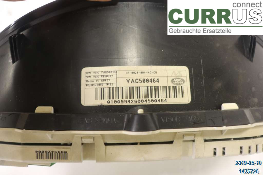 LAND ROVER R.ROV. SPORT 05-09 Instrument cluster / comb YAC500464 2,7 TD V6