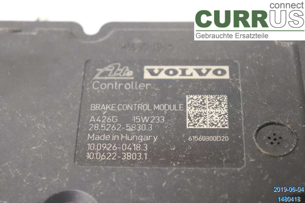 VOLVO V60 CROSS COUNTRY  16-18 ABS Hydraulic unit 31423350 D4 2.4
