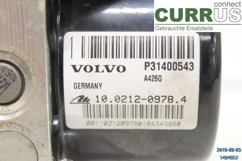 VOLVO XC70  14-16 ABS hydraulisk enhet 31400545 D4 2,4